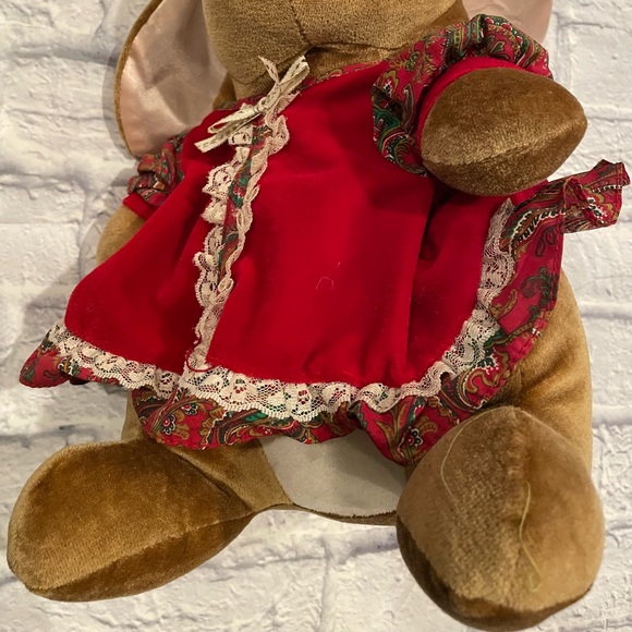 Toys”R”Us 1985 rabbit ear production girl bunny rabbit velveteen - Picture 3 of 7